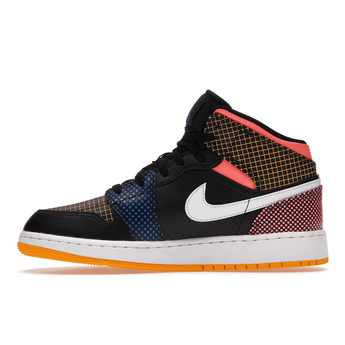 Air Jordan 1 Mid MMD Multi-Color Grid