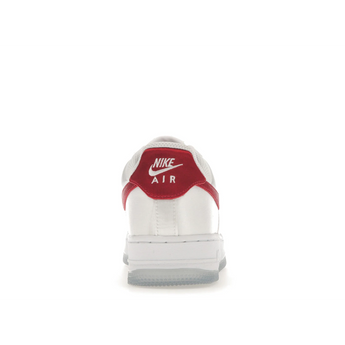 Air Force 1 Low Satin White Red