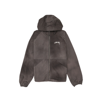 Stüssy Wave Dye Beach Shell Jacket Black