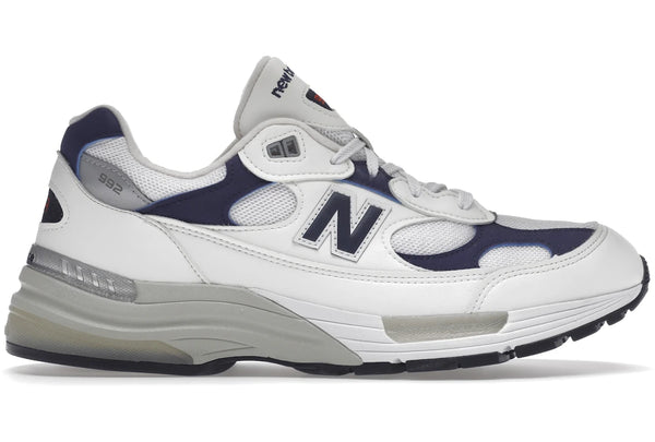 New Balance 992 White Navy