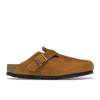 Birkenstock Boston Soft Footbed Suede Mink (Narrow Fit)