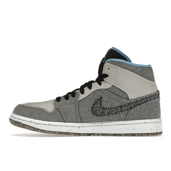 Air Jordan 1 Mid Crater Grey University Blue