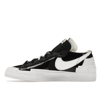 Blazer Low x Sacai Black Patent Leather