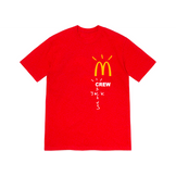 Travis Scott x McDonald's Crew T-shirt Red