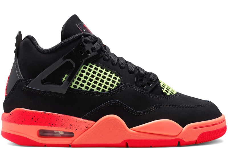 Air Jordan 4 Retro Black Bright Mango Barely Volt Infrared 23 product image