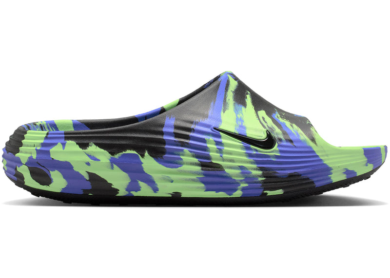 Nike ReactX Rejuven8 Slide SE Black Lime Blast Sapphire product image