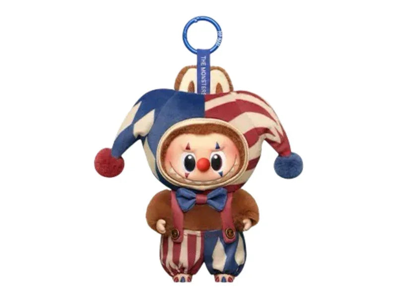 Pop Mart WHY SO SERIOUS Series Labubu Juggling Clown Vinyl Plush Pendant - Sneakerzone