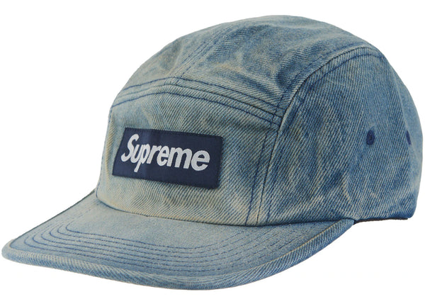 Supreme Washed Chino Twill Camp Cap Dirty Indigo