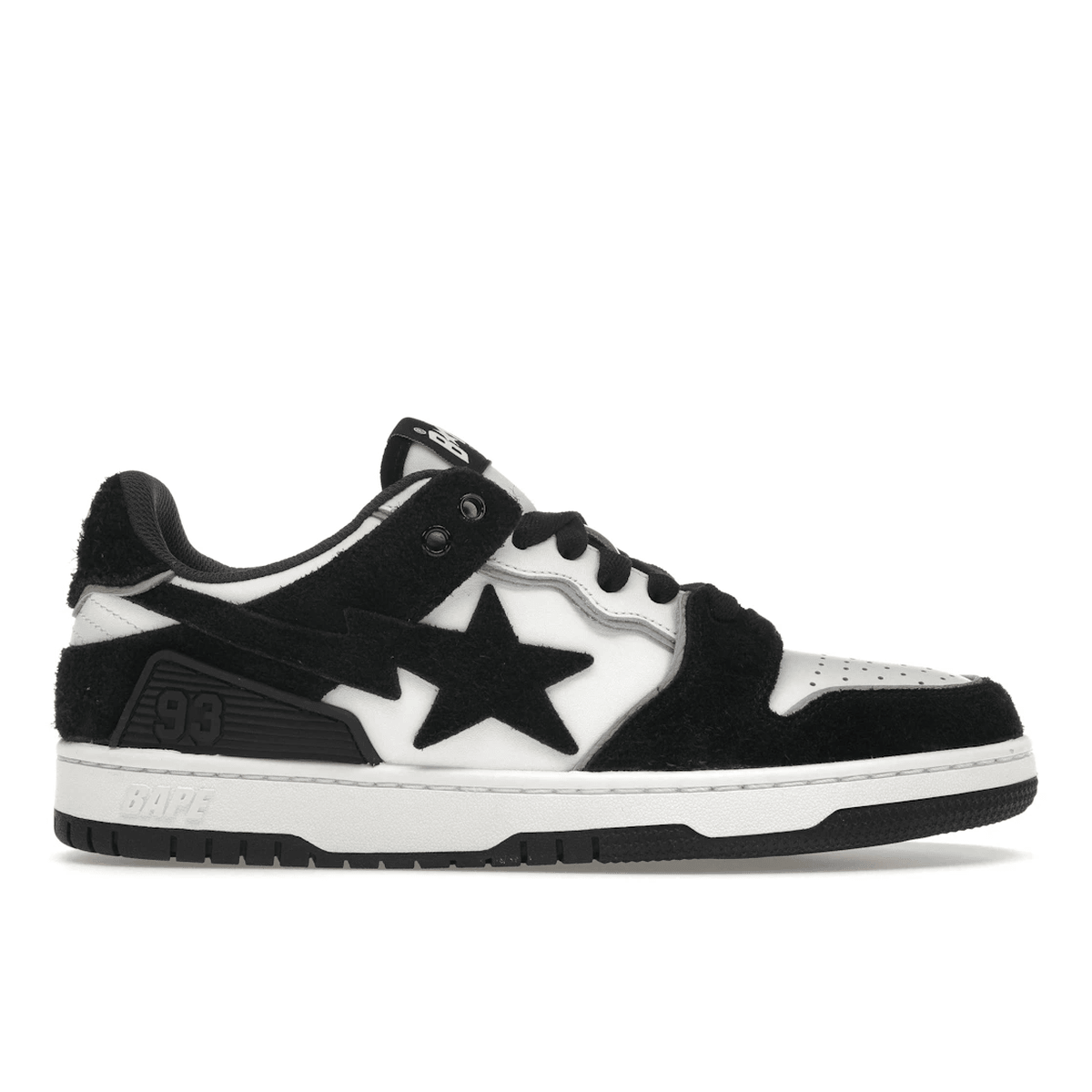 A Bathing Ape Bape SK8 Sta Black Suede - Sneakerzone