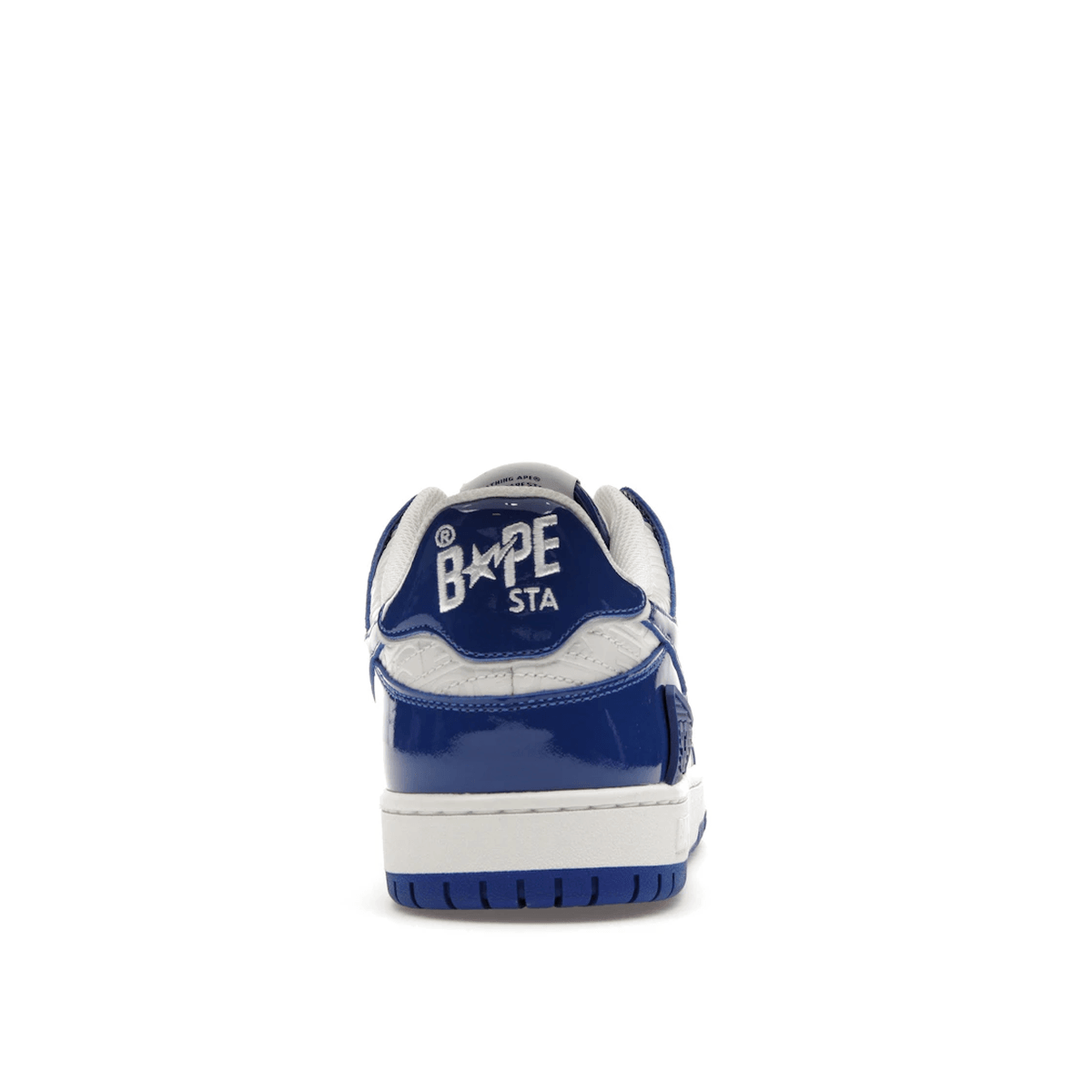 A Bathing Ape Bape SK8 Sta Blue White Patent - Sneakerzone