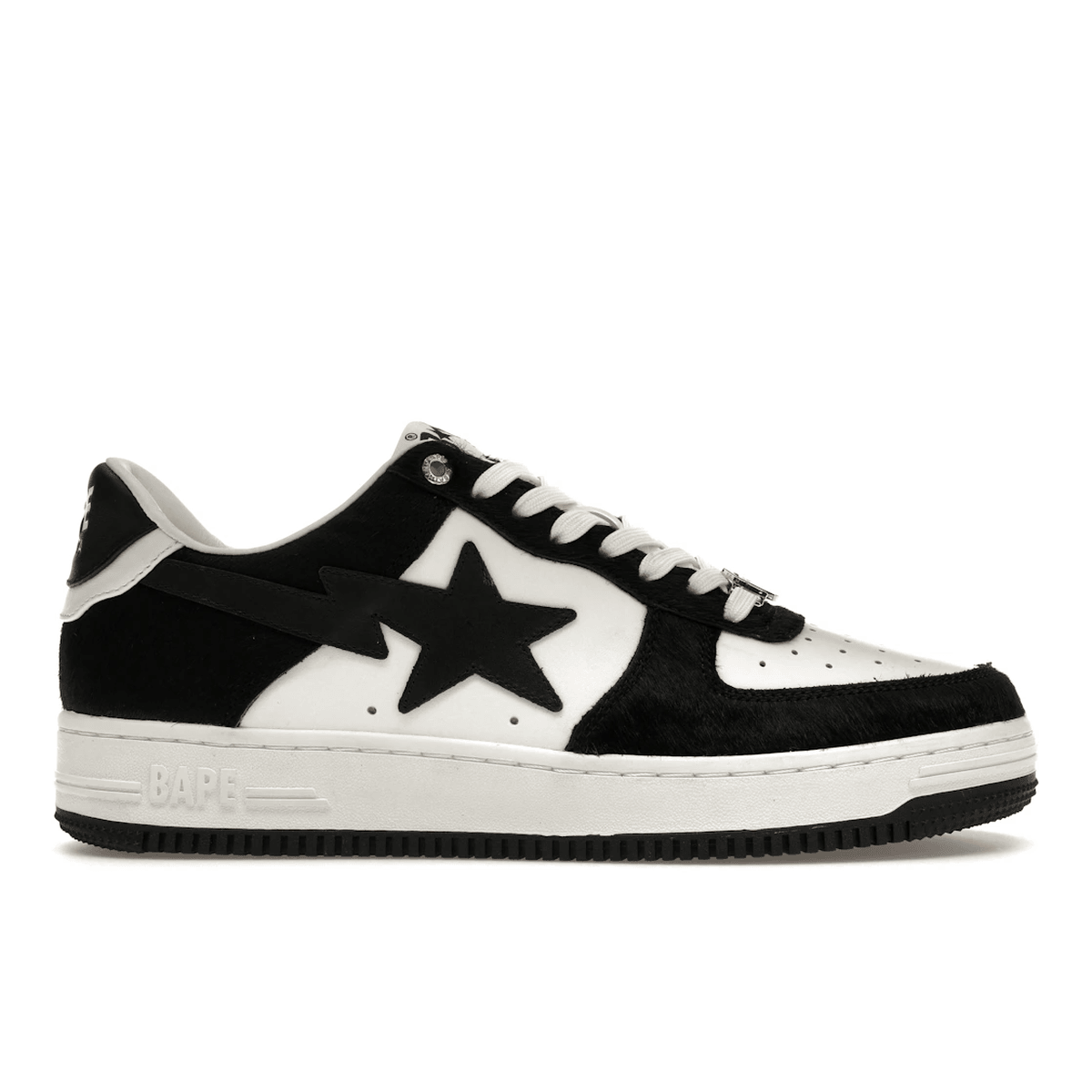 A Bathing Ape Bape Sta Black Calf Hair - Sneakerzone