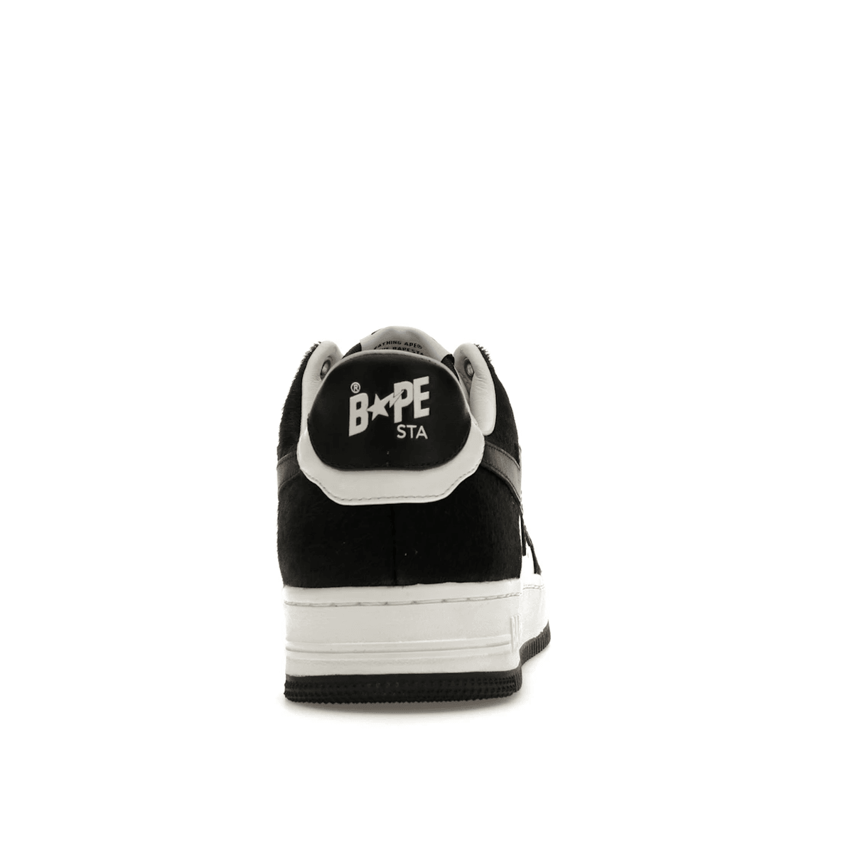 A Bathing Ape Bape Sta Black Calf Hair - Sneakerzone