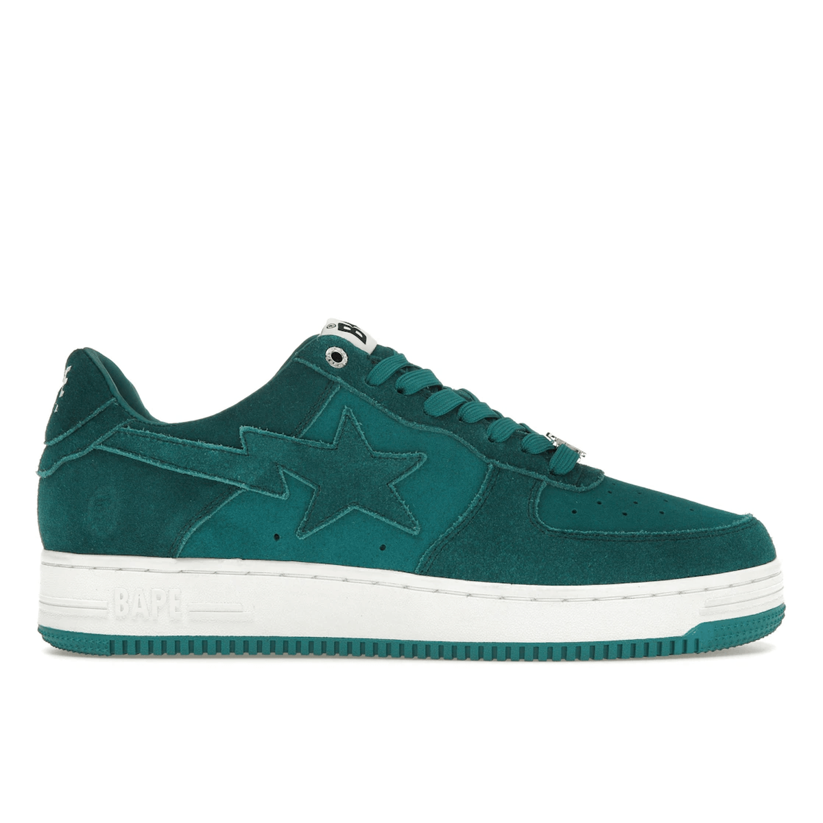 A Bathing Ape Bape Sta Suede Green - Sneakerzone