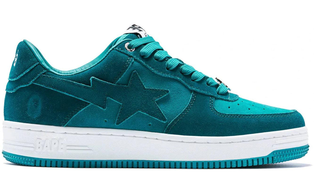 A Bathing Ape Bape Sta Suede Green - Sneakerzone