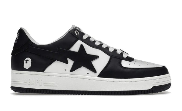 A Bathing Ape Bape Sta White Black - Sneakerzone