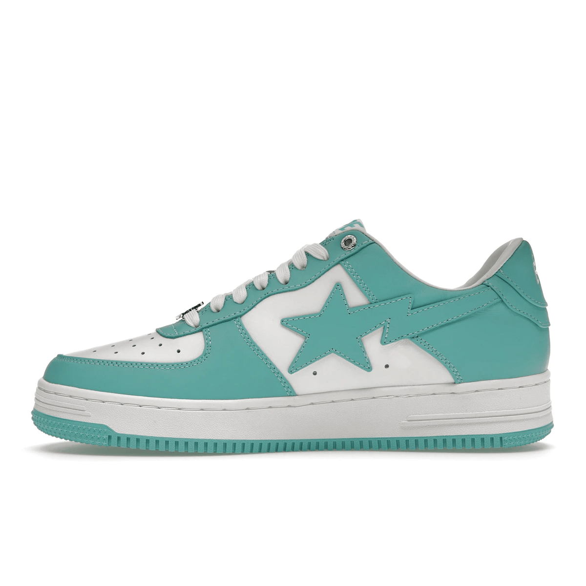 A Bathing Ape Bape Sta White Green - Sneakerzone