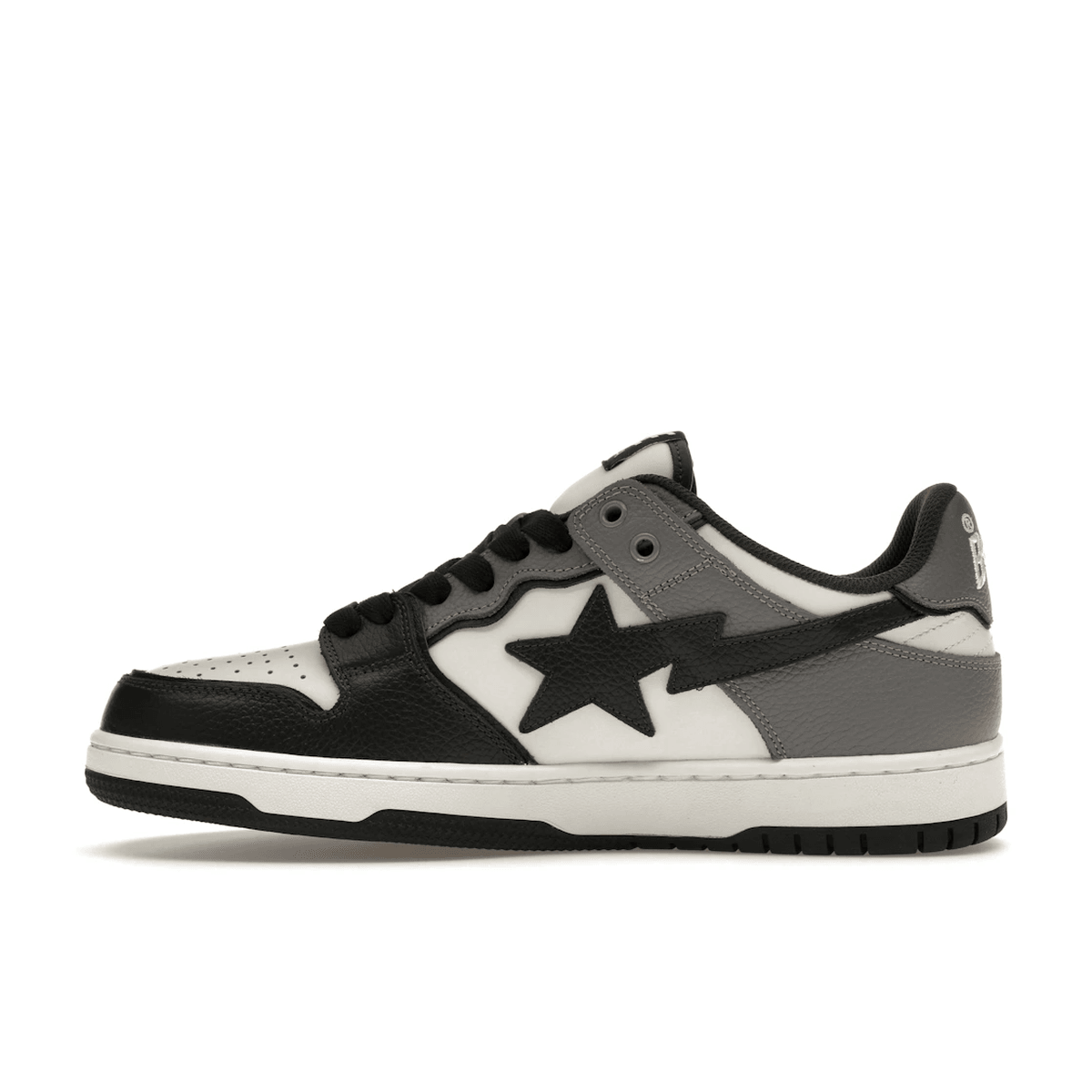 A Bathing Ape Sk8 Sta #5 Black White Grey - Sneakerzone