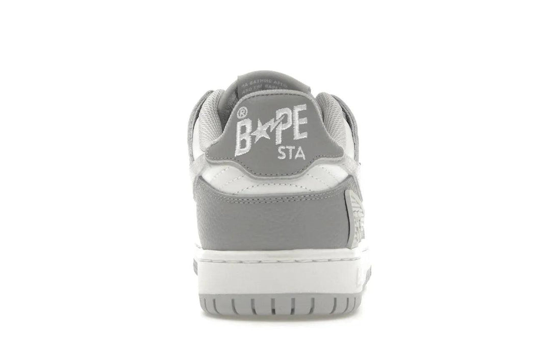 A Bathing Ape Sk8 Sta #5 White Grey - Sneakerzone