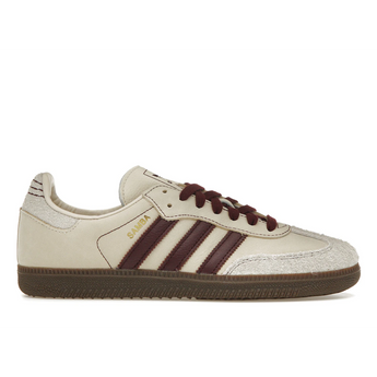 Adidas Samba OG Wonder White Maroon