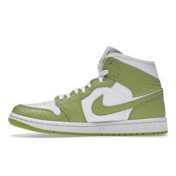 Air Jordan 1 Mid Green Python