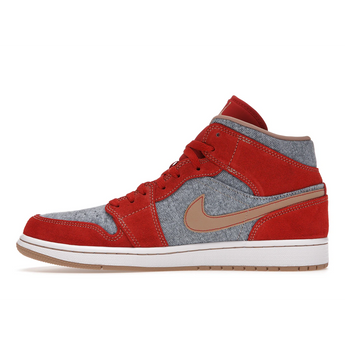 Air Jordan 1 Mid Denim Red