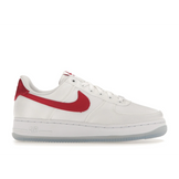 Air Force 1 Low Satin White Red