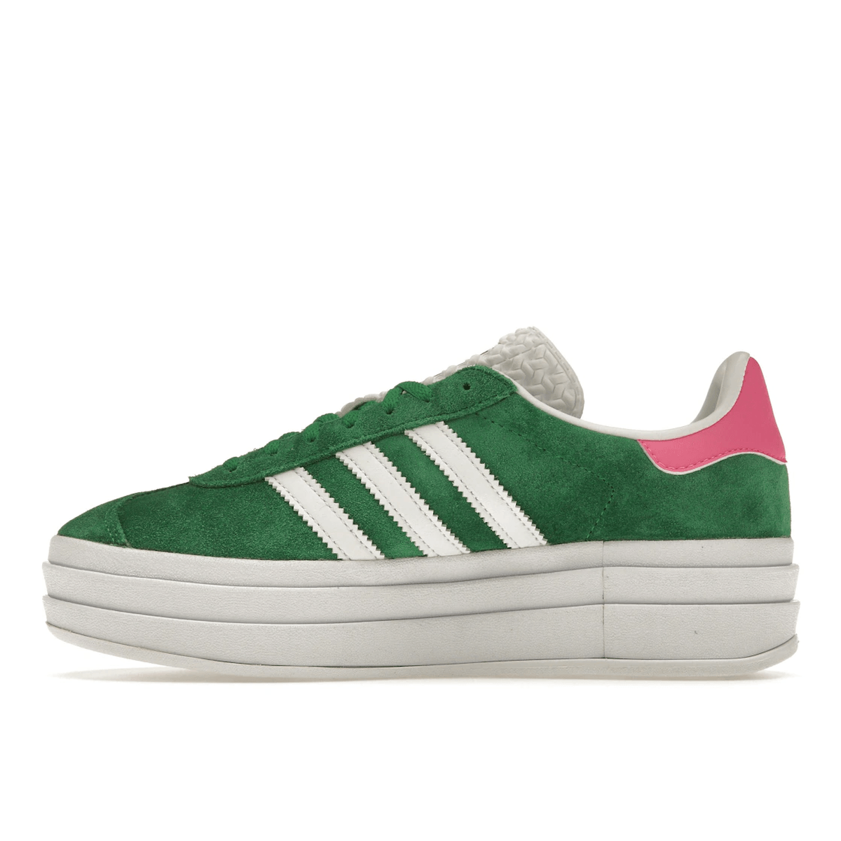 Adidas Gazelle Bold Green Lucid Pink - Sneakerzone