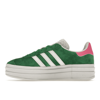 Adidas Gazelle Bold Green Lucid Pink - Sneakerzone