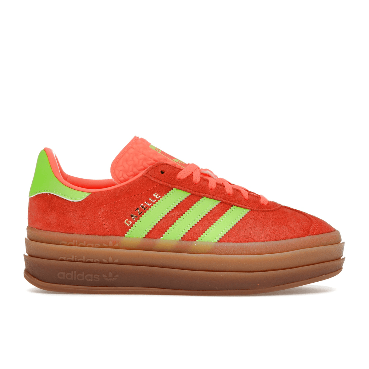 Adidas Gazelle Bold Solar Orange Solar Green - Sneakerzone