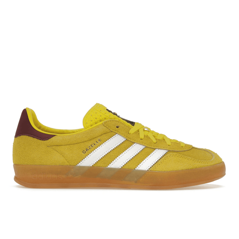 Adidas Gazelle Indoor Bright Yellow Collegiate Burgundy product image