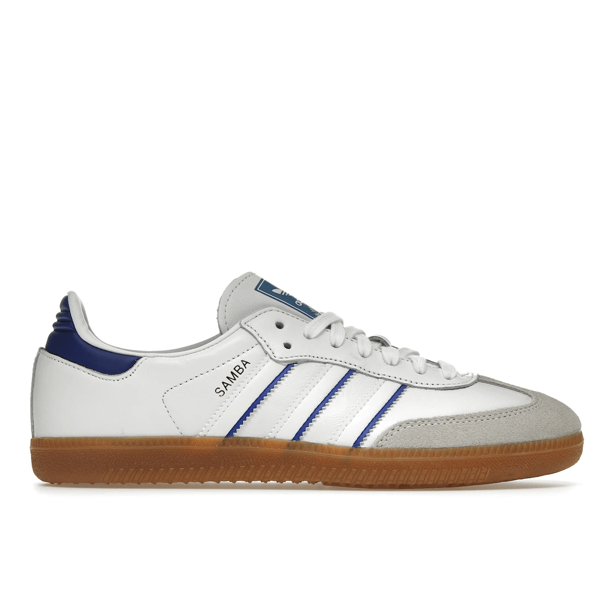 Adidas Samba Leather Cloud White Lucid Blue - Sneakerzone Adidas Samba Leather Cloud White Lucid Blue - Sneakerzone