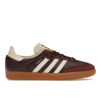 Adidas Samba OG Maroon Gold Metallic - Sneakerzone