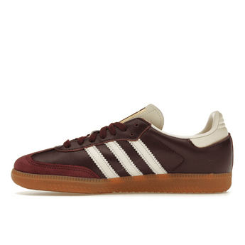 Adidas Samba OG Maroon Gold Metallic - Sneakerzone
