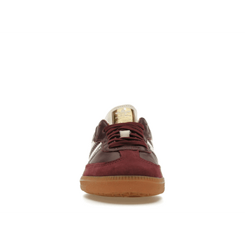 Adidas Samba OG Maroon Gold Metallic - Sneakerzone