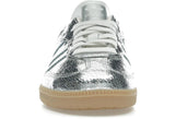 Adidas Samba OG Silver Metallic Cracked Leather - Sneakerzone