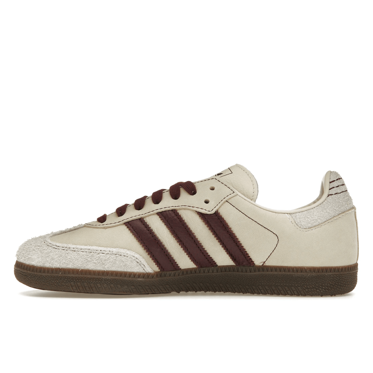 Adidas Samba OG Wonder White Maroon - Sneakerzone Adidas Samba OG Wonder White Maroon - Sneakerzone