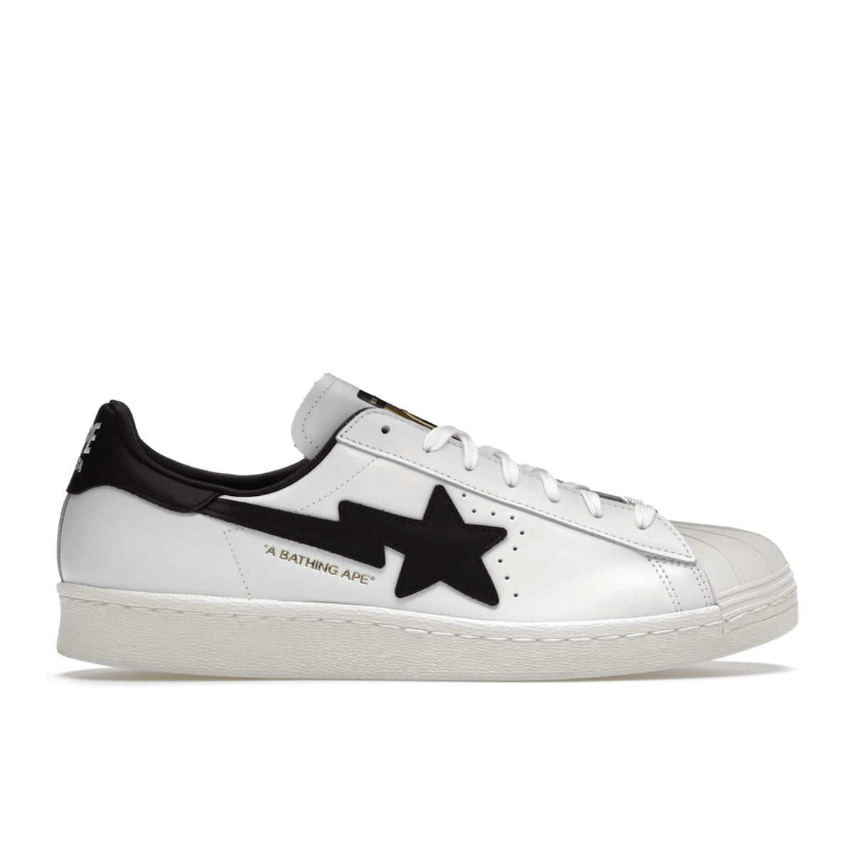 Adidas Superstar 80s Bape White Black - Sneakerzone