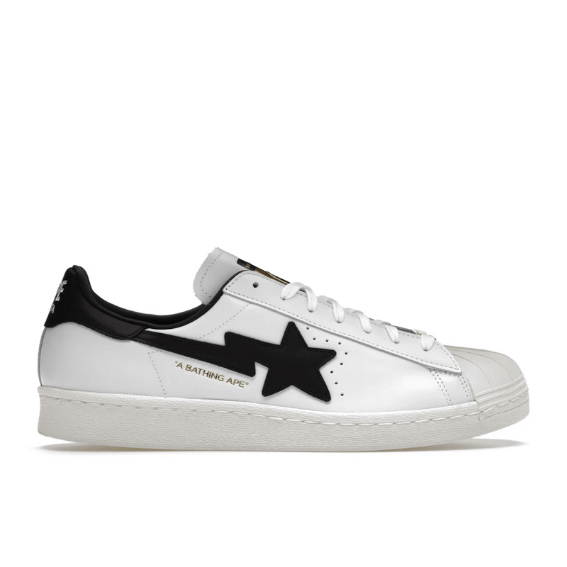 Adidas Superstar 80s Bape White Black product image