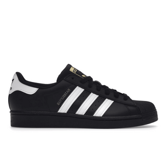 Adidas Superstar Core Black Cloud White Gold - Sneakerzone
