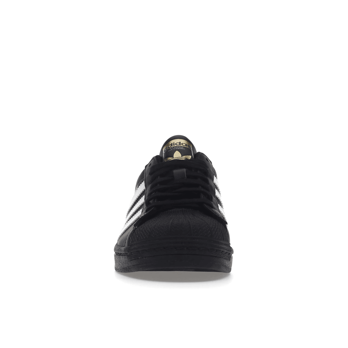 Adidas Superstar Core Black Cloud White Gold - Sneakerzone