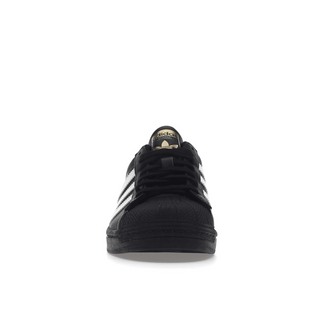 Adidas Superstar Core Black Cloud White Gold - Sneakerzone