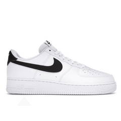 Air Force 1 07 White Black Pebbled Leather - Sneakerzone