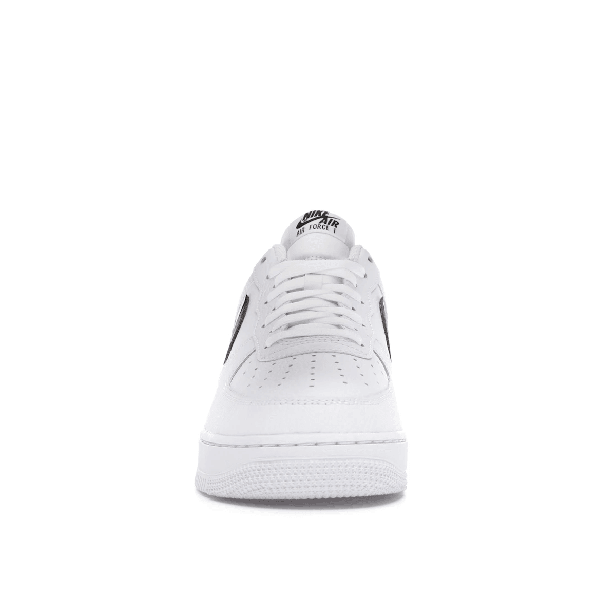 Air Force 1 07 White Black Pebbled Leather - Sneakerzone