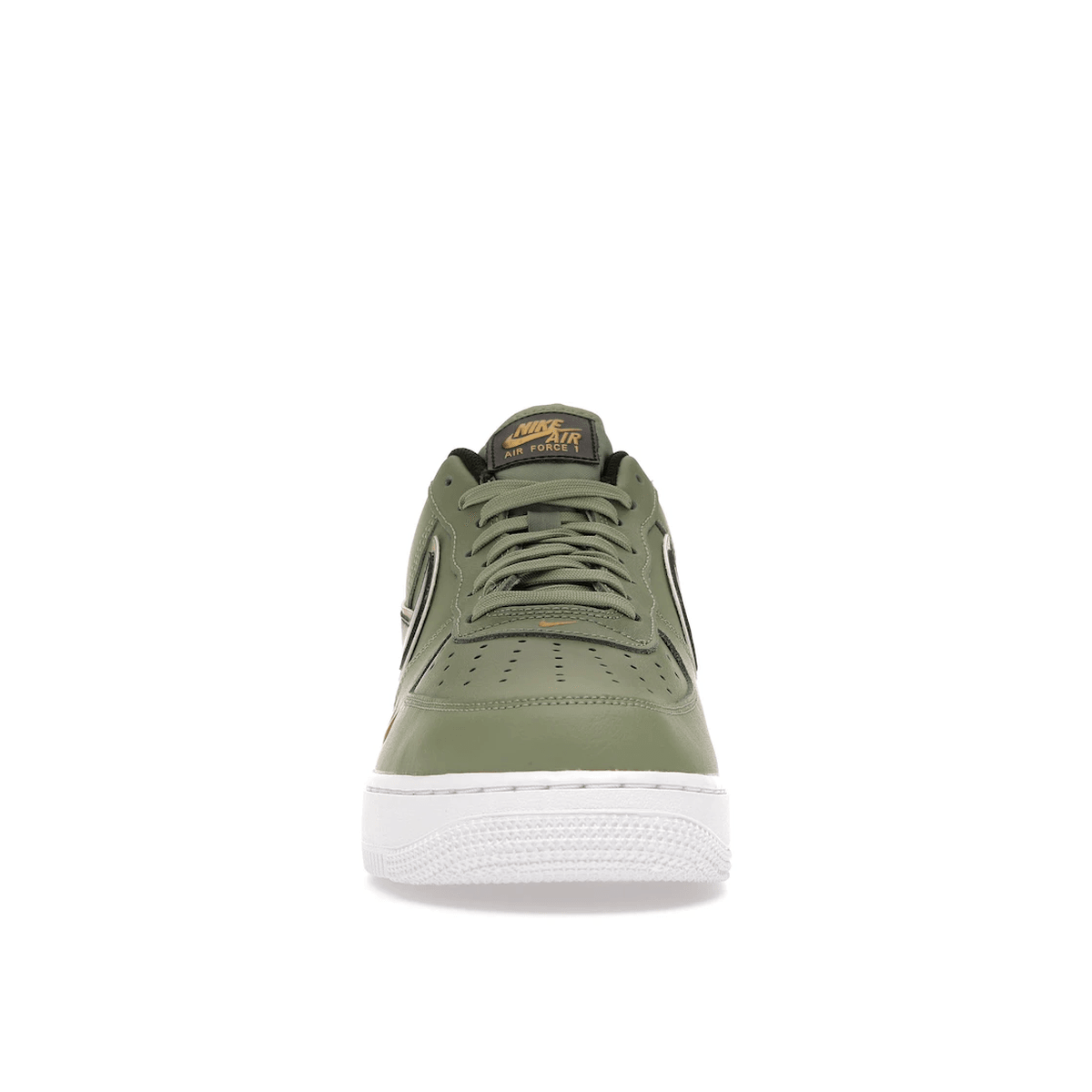 Air Force 1 Double Swoosh Olive Gold Black secondary image