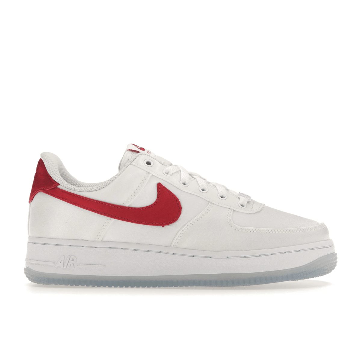 Air Force 1 Low Satin White Red - Sneakerzone