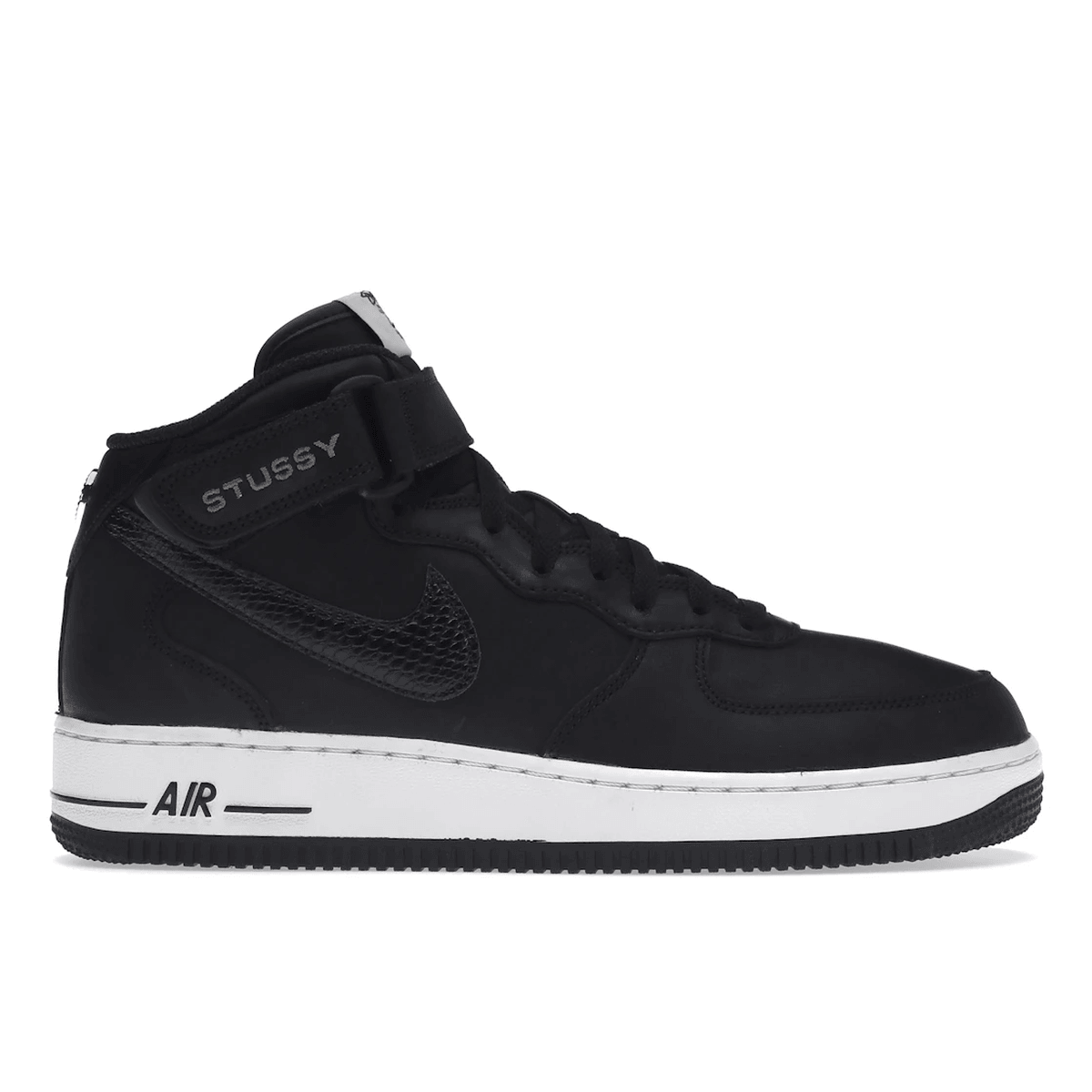 Air Force 1 Mid x Stussy Black White - Sneakerzone