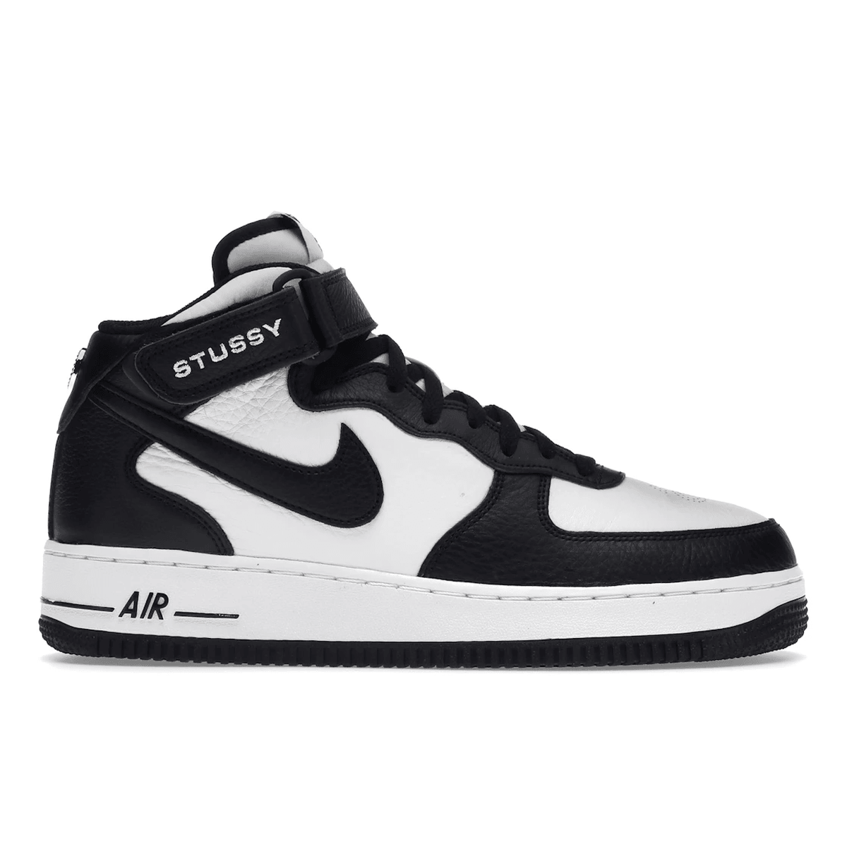 Air Force 1 Mid x Stussy Light Bone Black - Sneakerzone