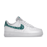 Air Force 1 White Green Paisley - Sneakerzone
