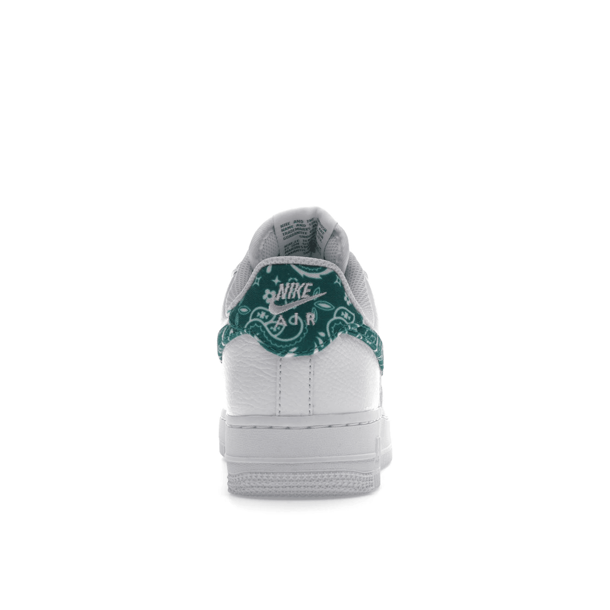 Air Force 1 White Green Paisley - Sneakerzone