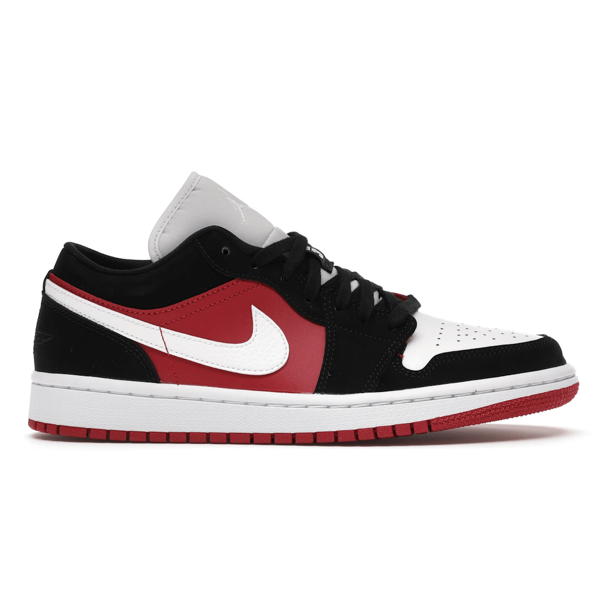 Air Jordan 1 Low Black White Gym Red - Sneakerzone